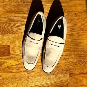 Alfani Men's Tan and Cream Loafers